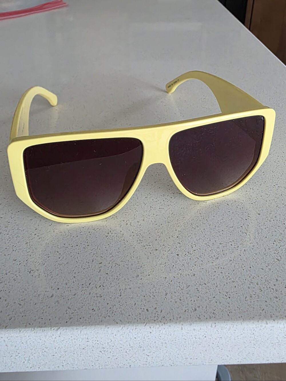 Free People Yellow Sunglasses